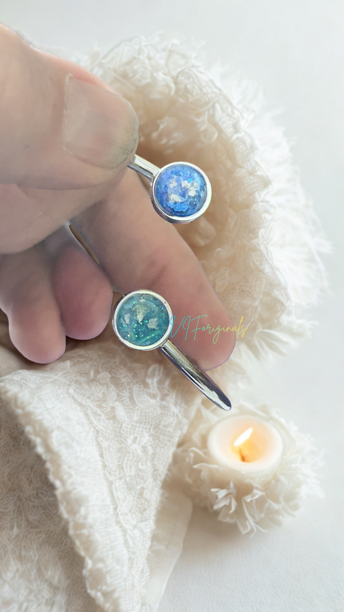 Cremation Ash Bangle-Human, Pet Memorial-Memorial Jewelry-Keepsake bangle -Pet ashes