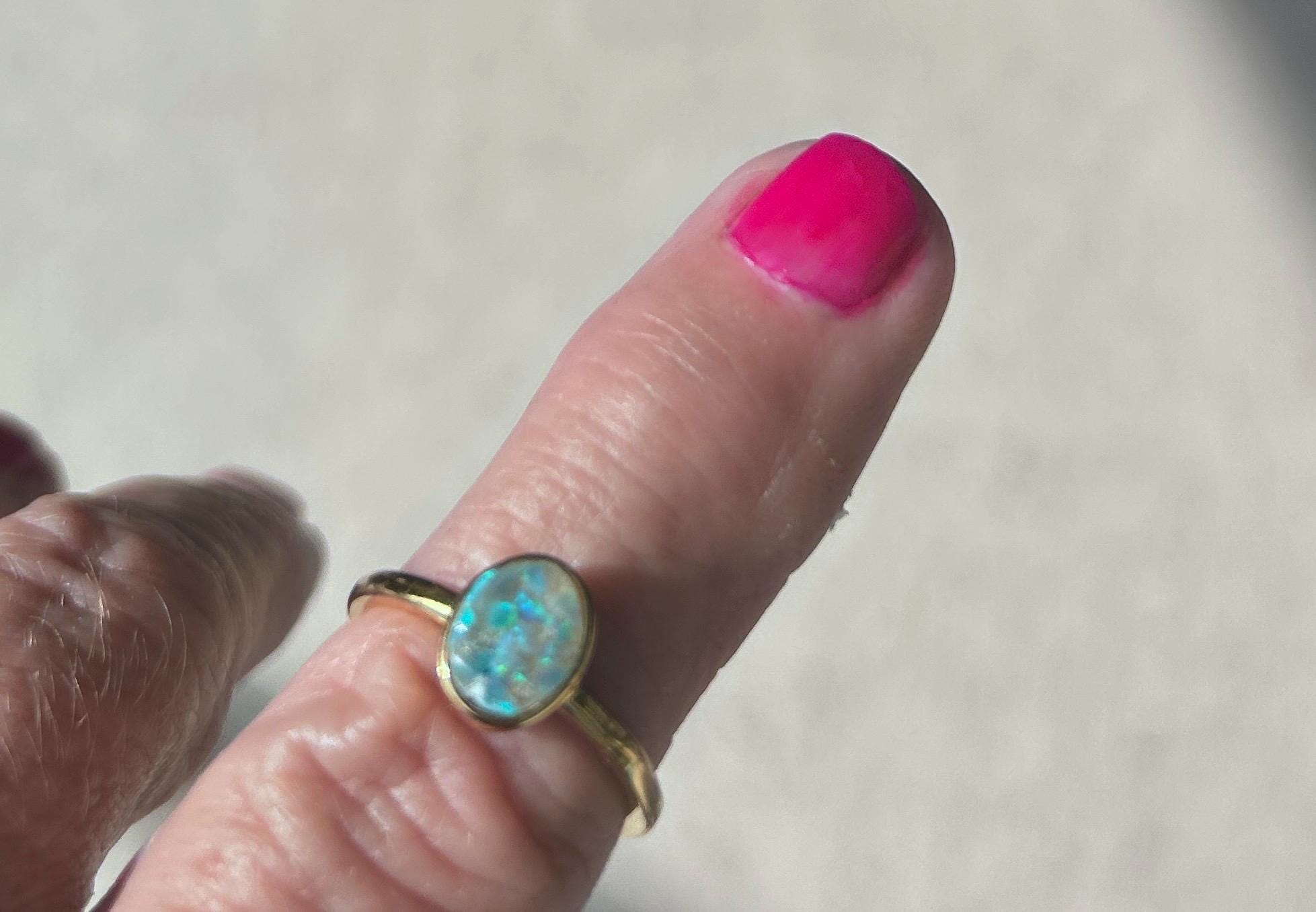 Cremation Ash Opal Ring: Pet Memorial Jewelry, Keepsake ashes Jewelry, Meaningful Gifts,
