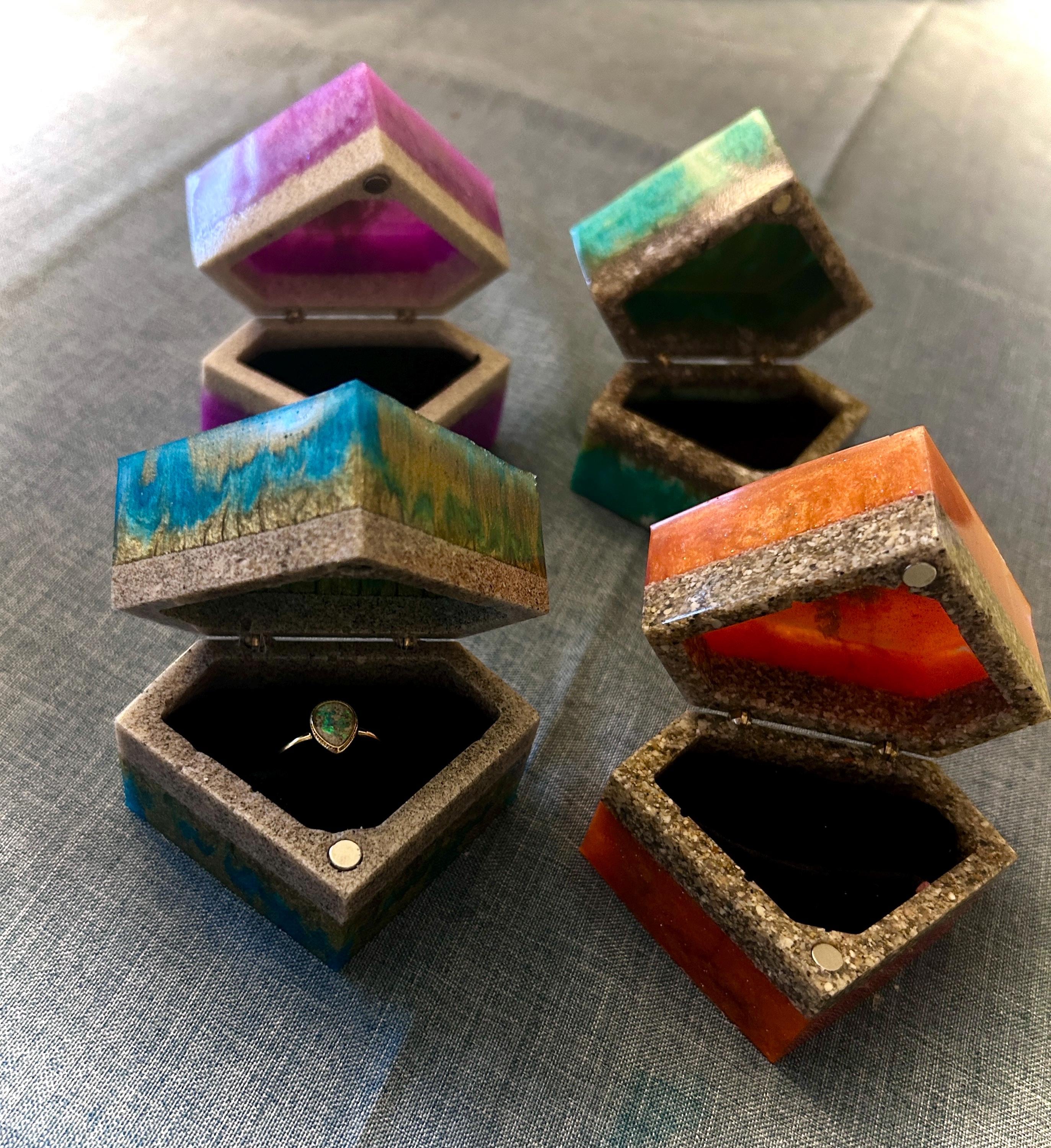 Cremation Ring Holder-Ring-women’s, men Gift, Keepsake jewelry Holder| ring- keepsake Jewelry Box| Personalized ring holder