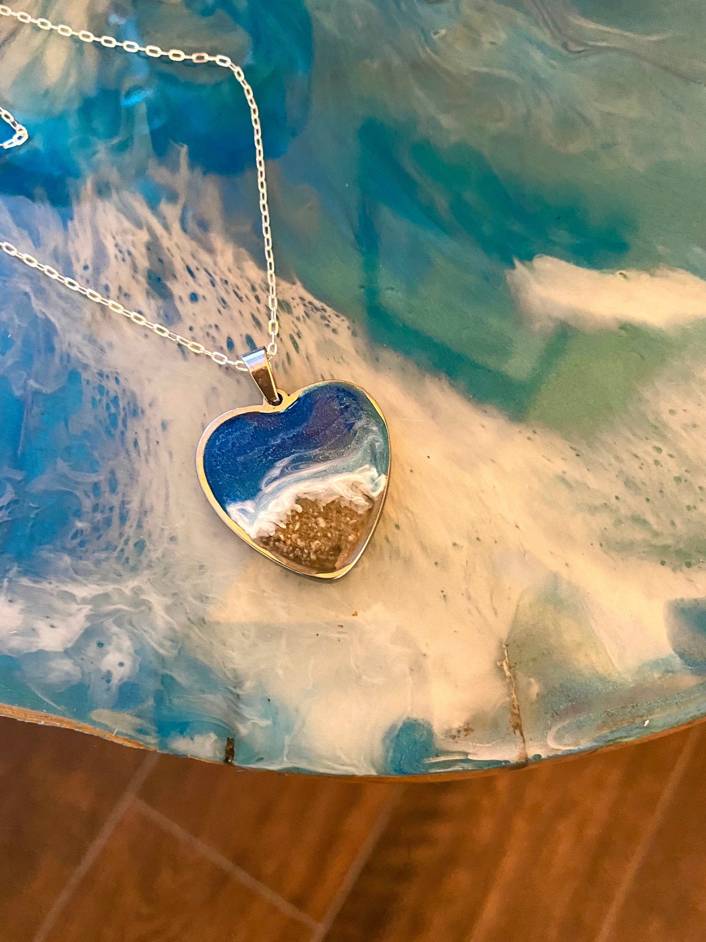 Cremation Ashes Jewelry: Pet Memorial Jewelry,Keepsake  Memorial beach Jewelry, Personalized Necklace, Meaningful Gifts