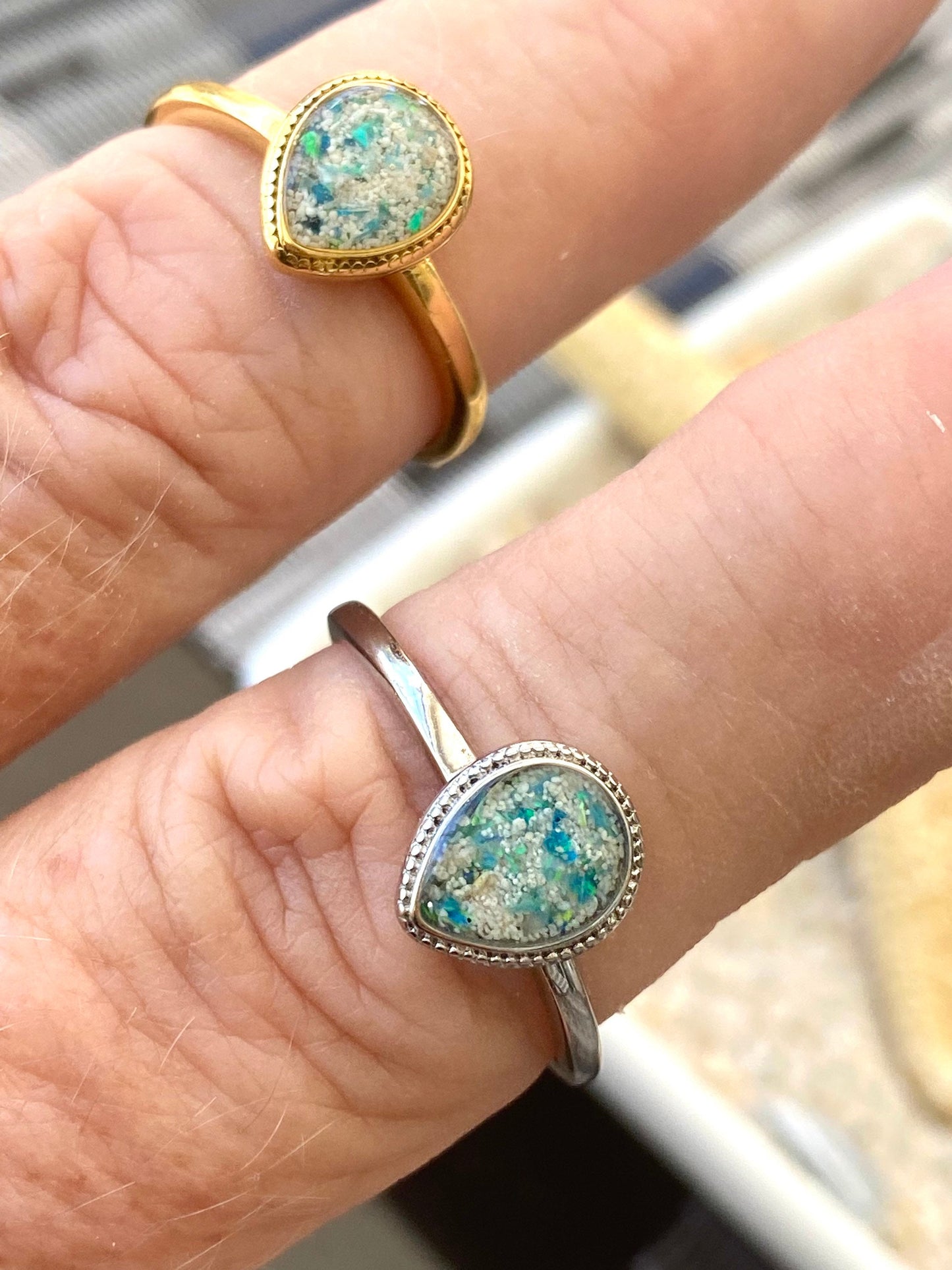 Cremation Ash jewelry, Creamation Ash Ring: Human, Pet Memorial Jewelry, Memorial Keepsake Ring, Meaningful gifts