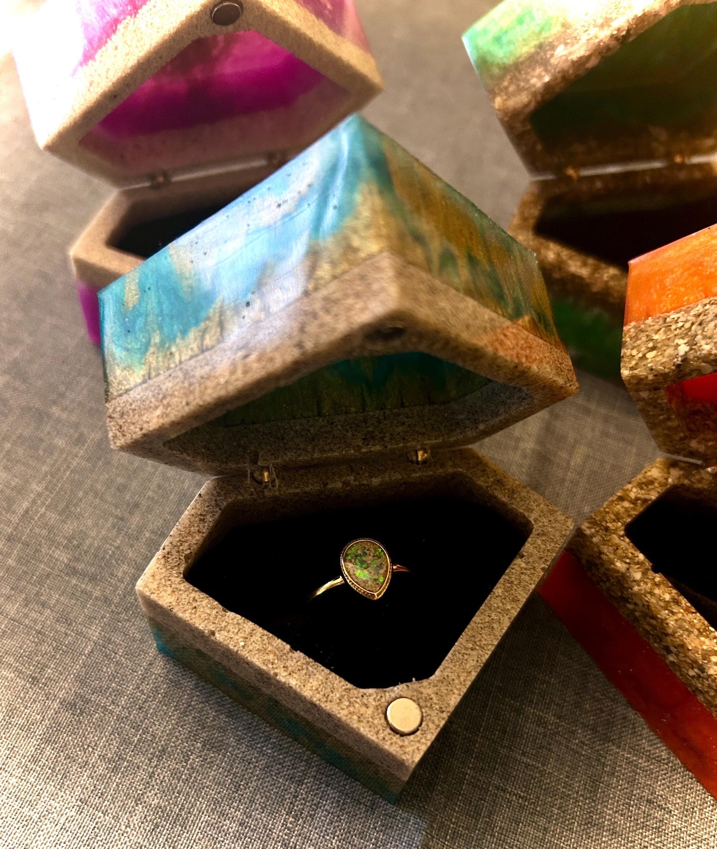 Cremation Ring Holder-Ring-women’s, men Gift, Keepsake jewelry Holder| ring- keepsake Jewelry Box| Personalized ring holder