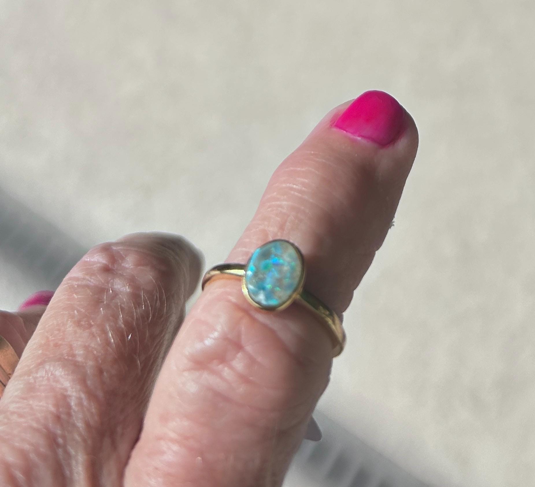 Cremation Ash Opal Ring: Pet Memorial Jewelry, Keepsake ashes Jewelry, Meaningful Gifts,