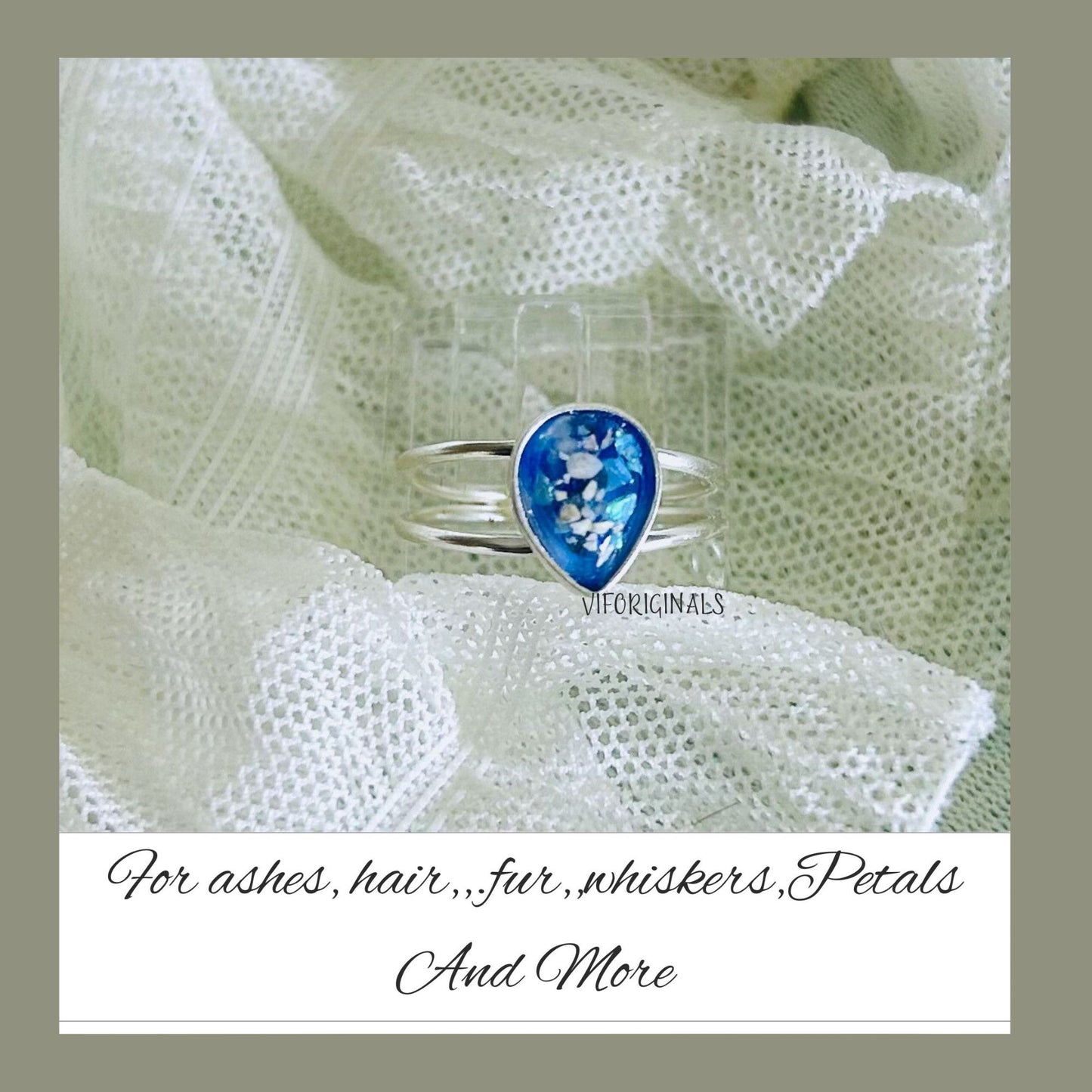 Cremation Ash jewelry, Creamation Ash Ring: Memorial Jewelry, Memorial Keepsake Ring, Meaningful gifts