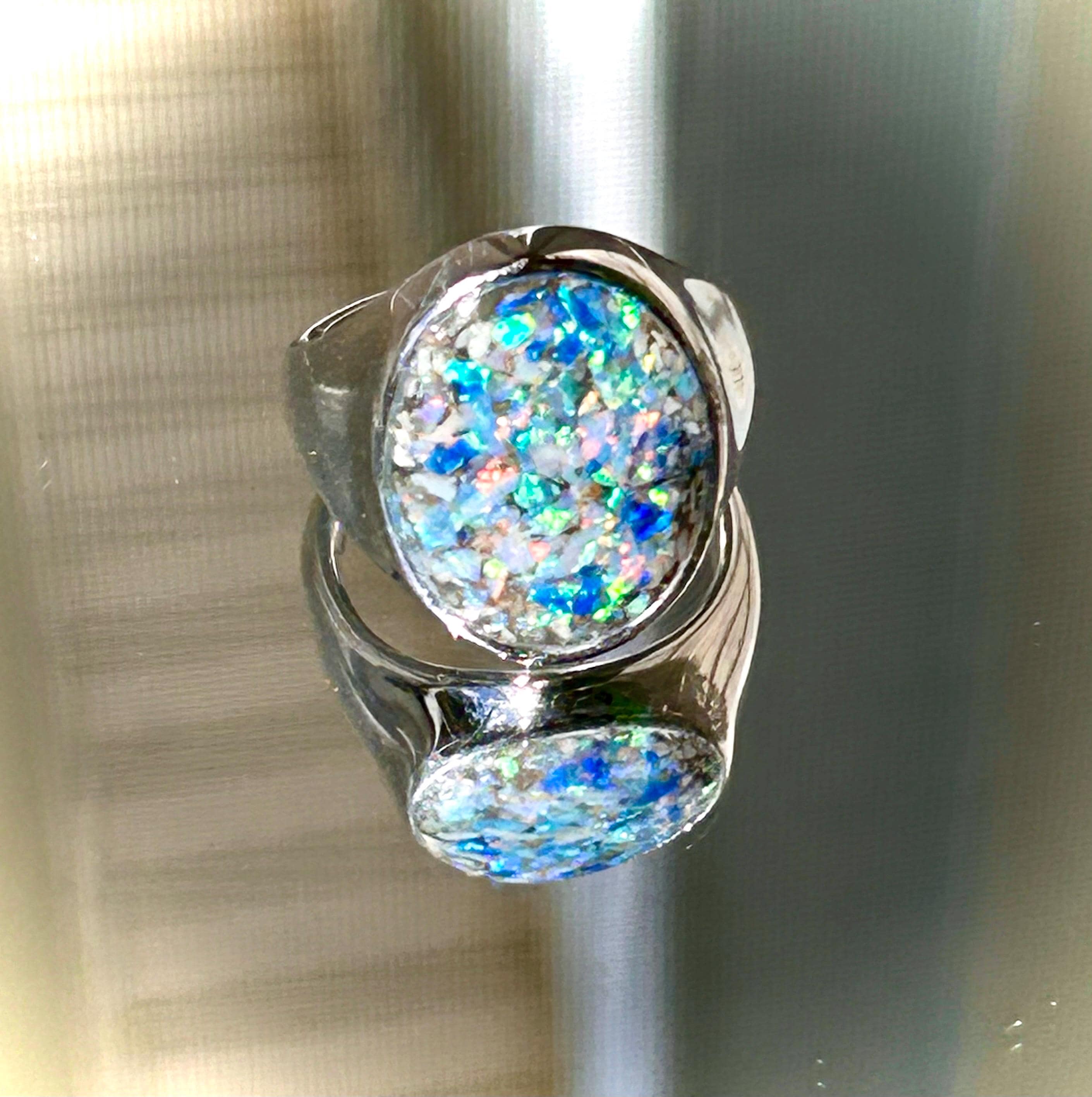 Pet ash Ring, human ash Ring, jewelry Opal Ring Mens-Memorial Keepsake Ring Unisex Ring ,Cremation Ring Jewelry for men, Ring for ashes, fur